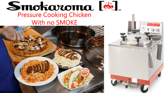 Broaster Smokaroma precooking and smoking chicken for different entrees. Amazing! - Electro Freeze Southeast