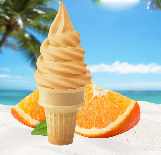 Orange-flavored Soft Serve with ElectroFreeze SLX400 Gravity Freezer - Electro Freeze Southeast