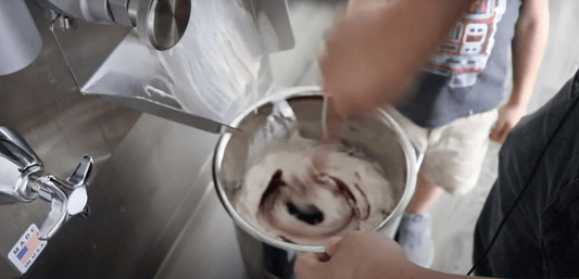 Serve the tastiest Cashew with Raspberry & Coconut Ice Cream Custard with ElectroFreeze B12V - Electro Freeze Southeast