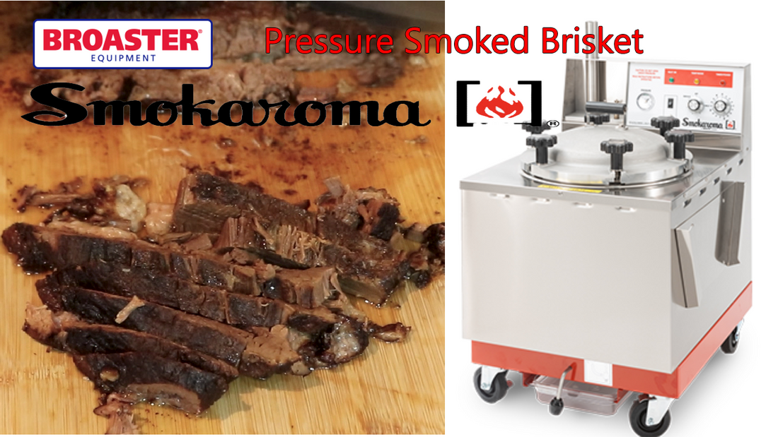Broaster Smokaroma Smoking Brisket in Three Short Hours!