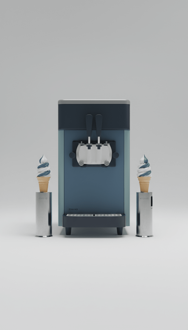 Gravity Soft Serve Freezer Stainless Steel - EZ Brands