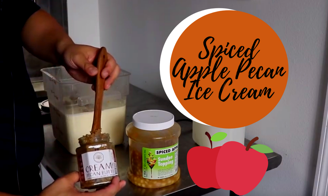 Spiced Apple Pecan Ice Cream