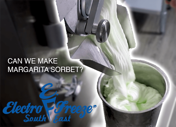 Add alcohol? Can we make margarita sorbet? - Electro Freeze Southeast