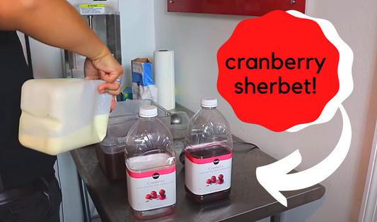 Make A Delicious Cranberry Sherbet!