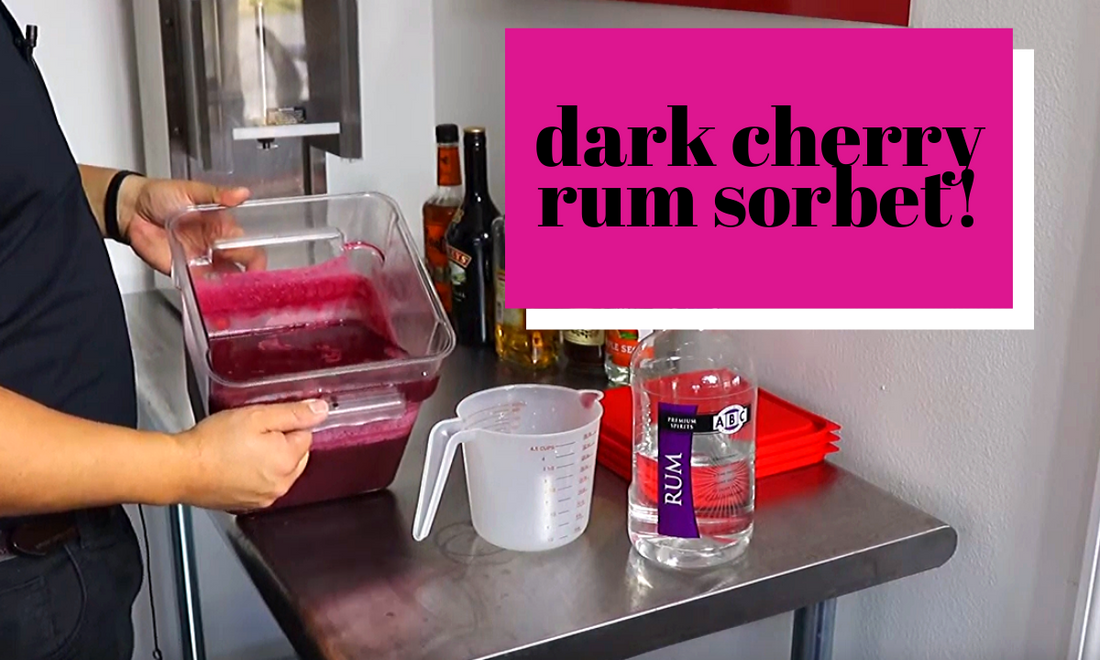 Try A Dark Cherry Rum Sorbet!