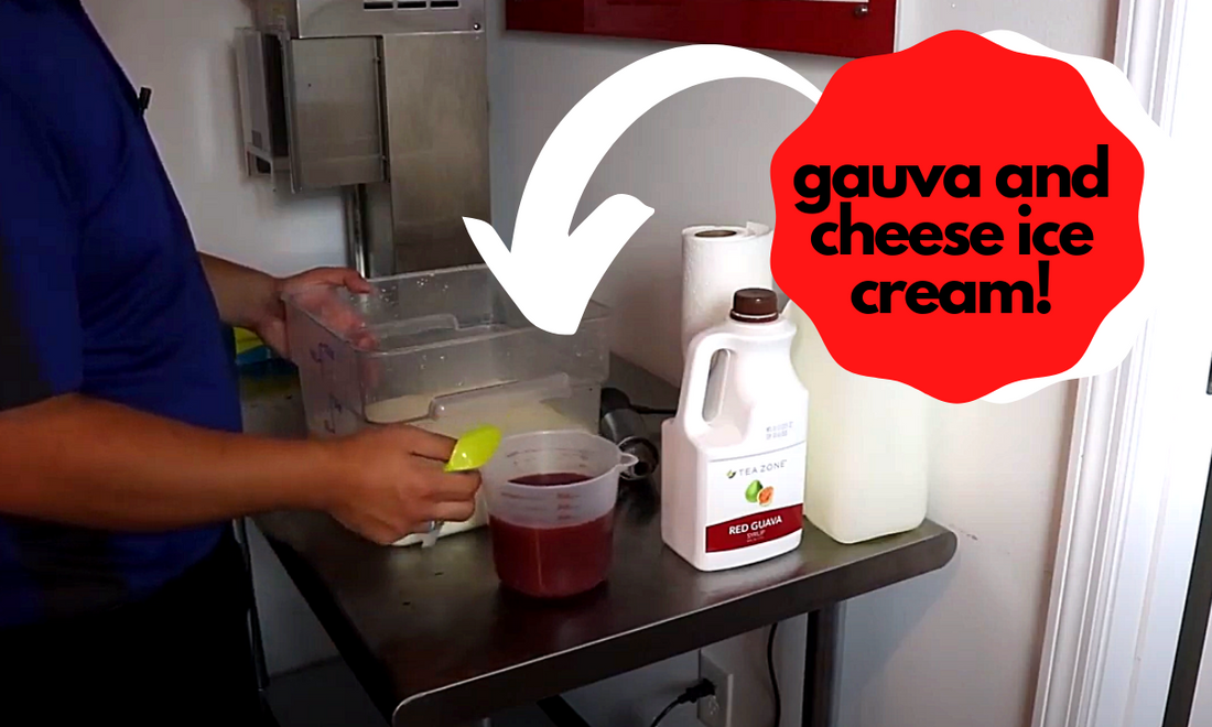 Make An Outstanding Guava and Cheese Ice Cream!