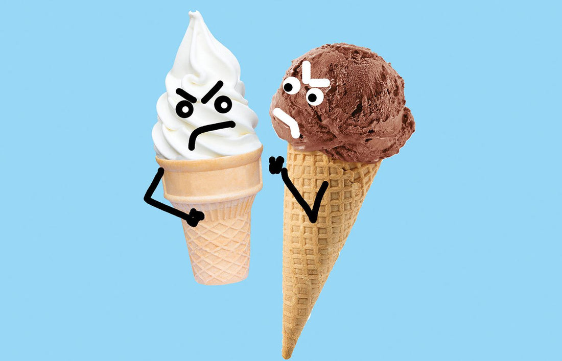 Hard Ice Cream vs Soft Serve Ice Cream