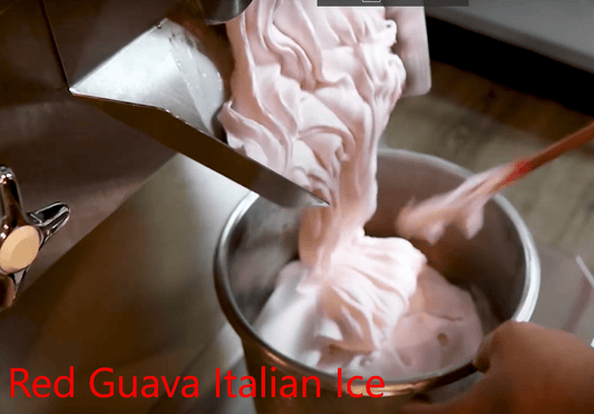 Make Rich Red Guava Italian Ice with ElectroFreeze B12V - Electro Freeze Southeast