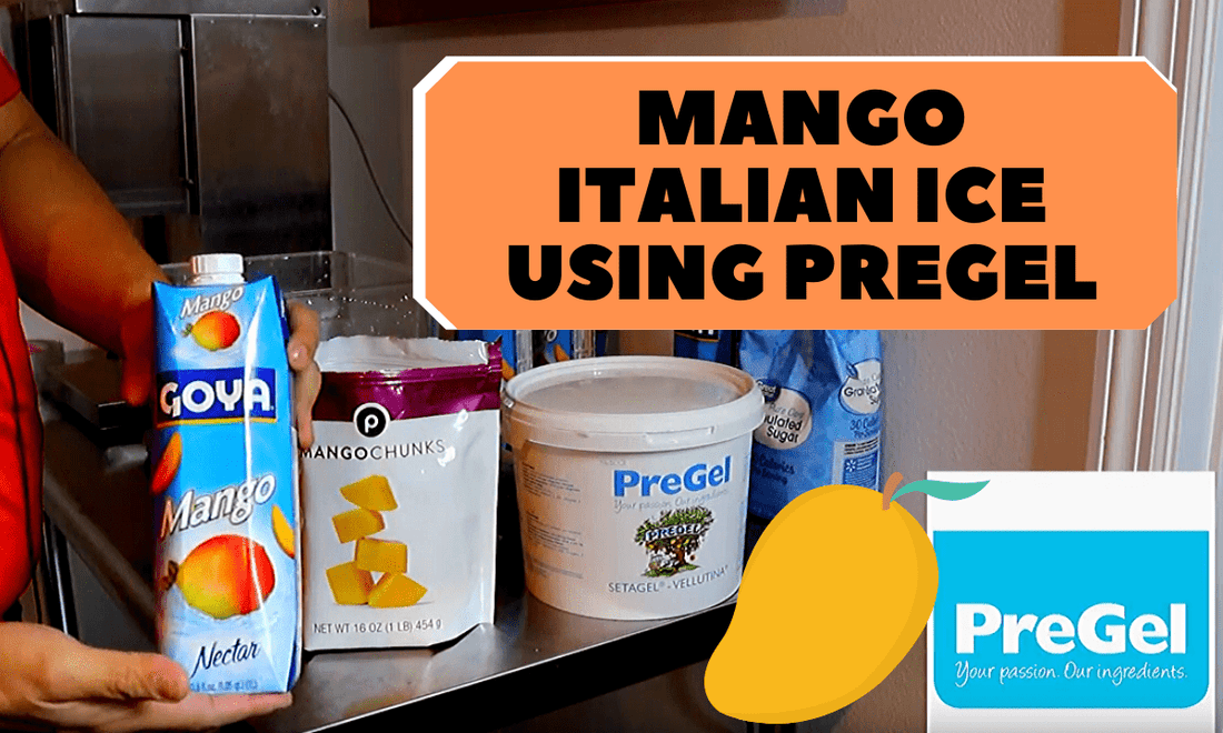 Mango Italian Ice With PreGel and Electro Freeze! - Electro Freeze Southeast