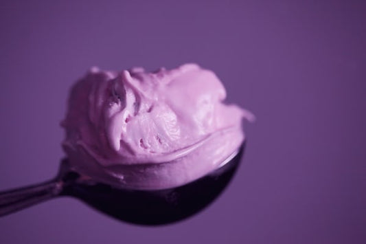 RARE Grape Ice Cream Frozen Custard with ElectroFreeze B12V batch freezer