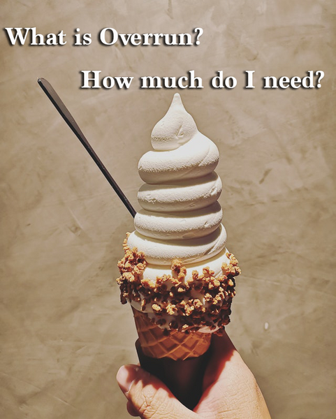What is ice cream overrun?