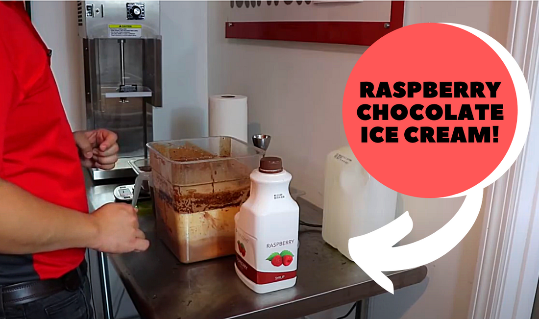 Make A Quality Raspberry Chocolate Ice Cream!