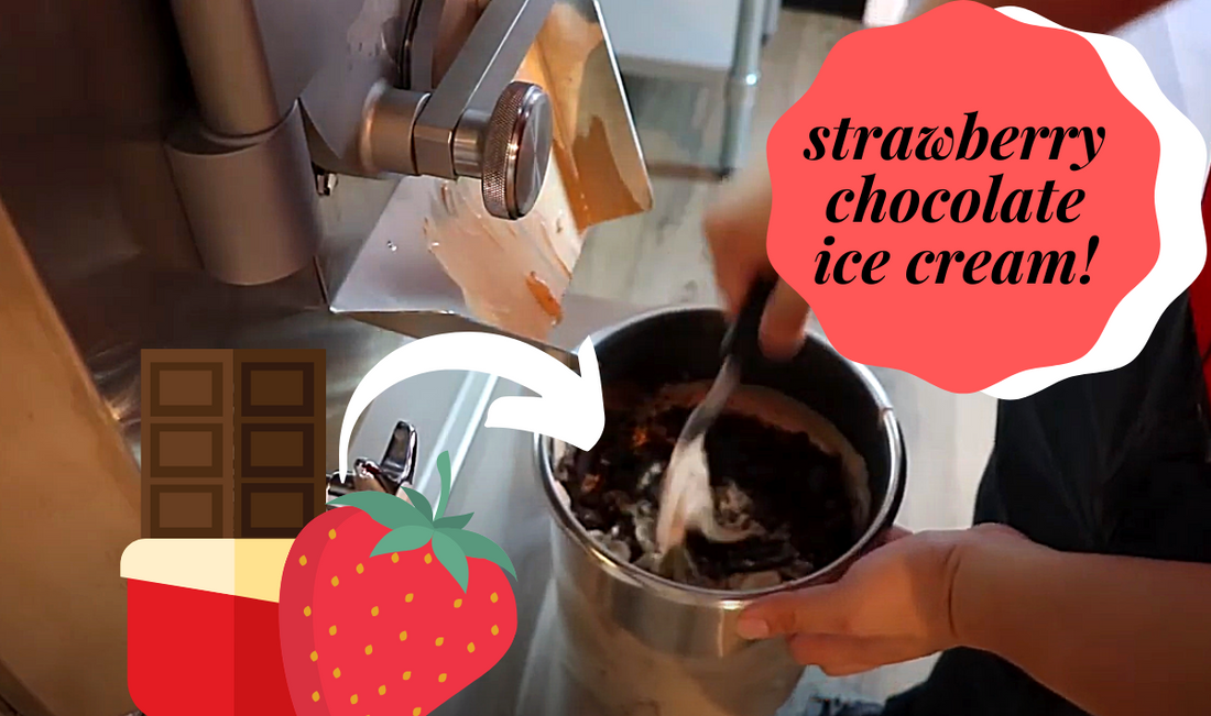 Make A Delicious Strawberry Chocolate Ice Cream