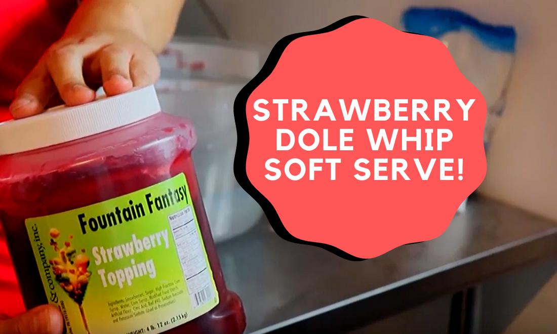 Strawberry Dole Whip Soft Serve