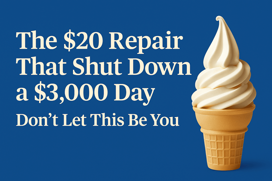 The $20 Repair That Shut Down a $3,000 Day (Don’t Let This Be You) - Electro Freeze Southeast