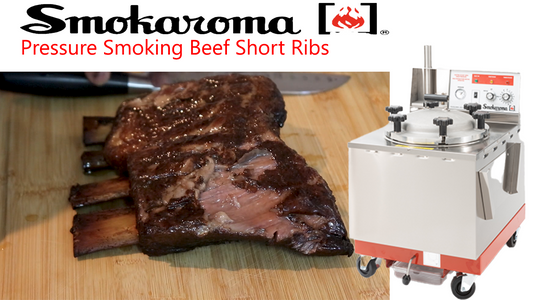 Beef Short Ribs using our Broaster Smokaroma pressure smoker.