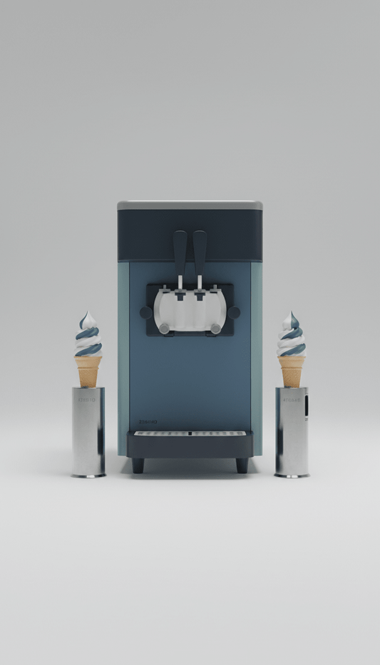 Gravity Soft Serve Freezer Stainless Steel - EZ Brands
